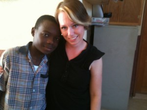 Haiti_Steph with Woody